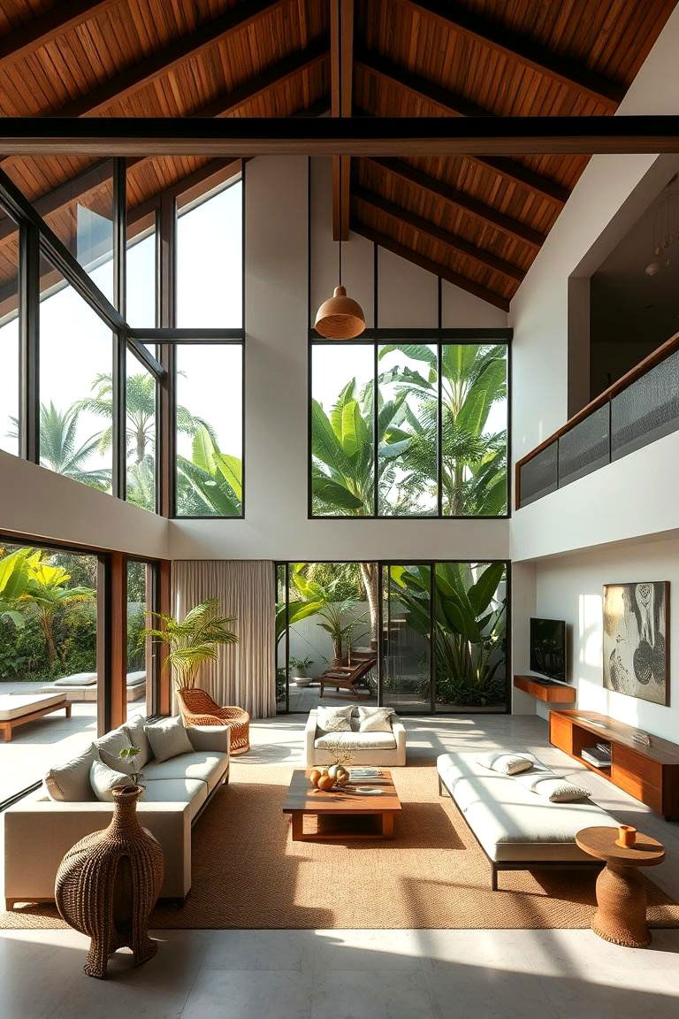 Open Air Living Rooms - 24 Hawaiian Interior Design Ideas