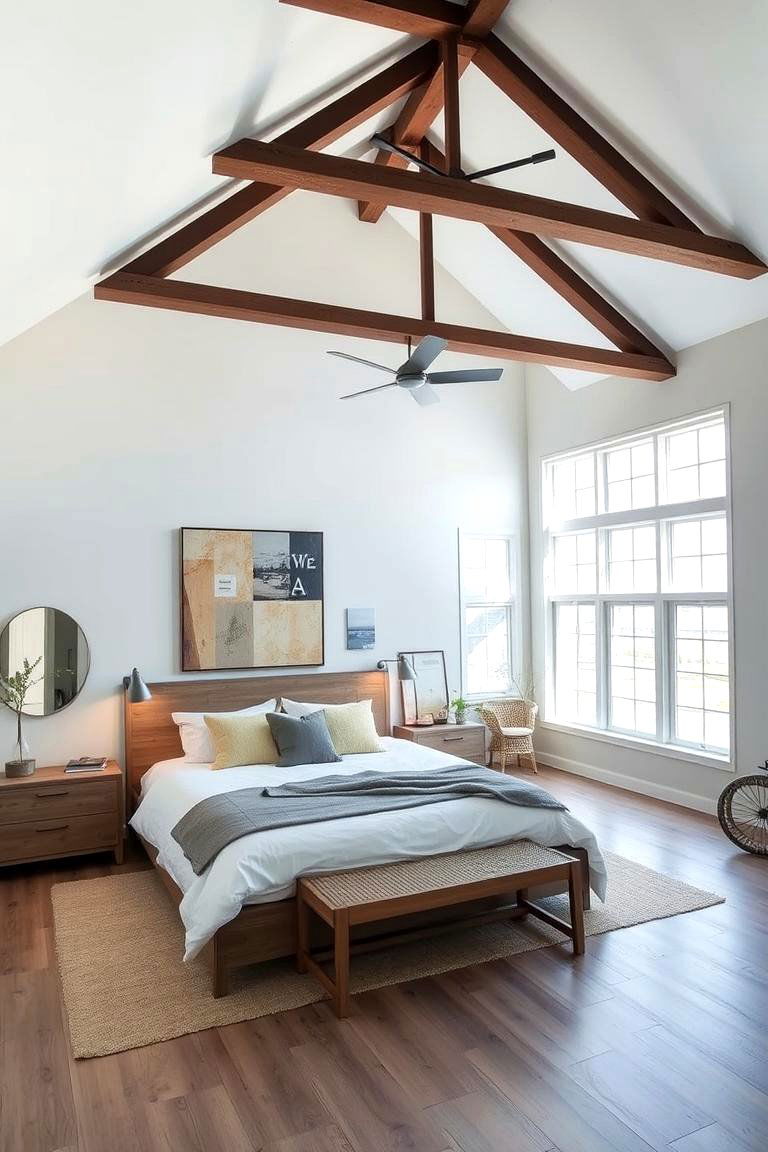 Open Air Loft Vibe - 24 Cape Cod Upstairs Bedroom Ideas