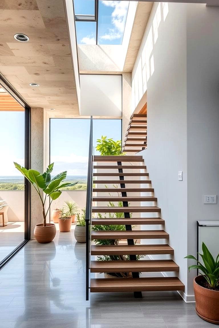 Open Air Terrace Staircase - 24 Modern Staircases