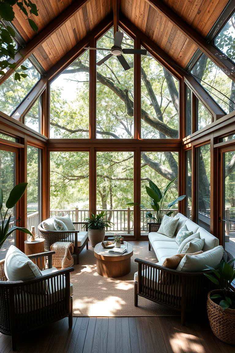 Open Air Tree House Lounge - 24 Tree House Ideas