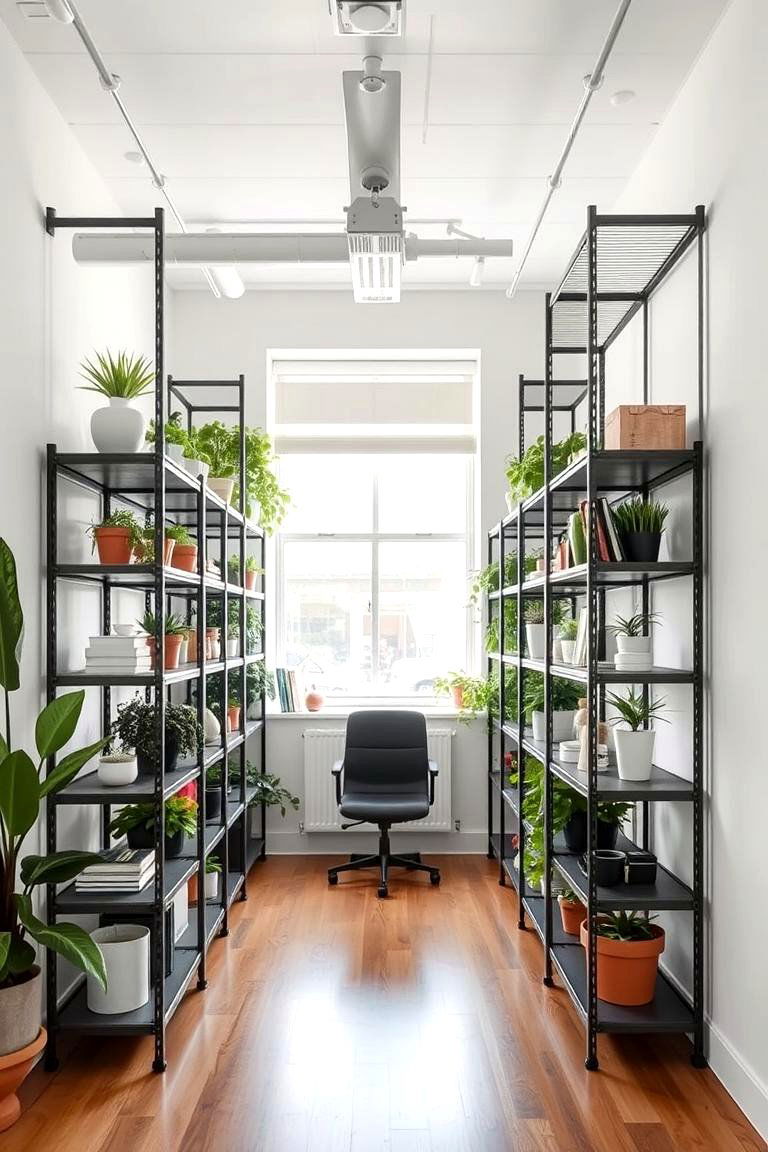Open Back Shelving Units - 24 Office Shelving Ideas