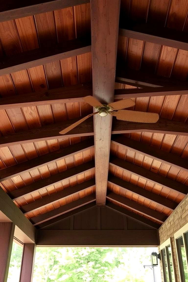 Open Beam Design - 24 Porch Ceiling Ideas