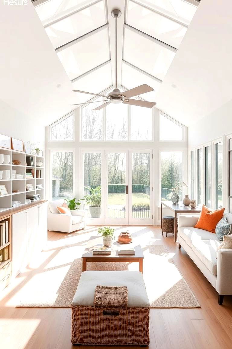 Open Concept Design - 24 Mid-century Modern Sunroom Ideas