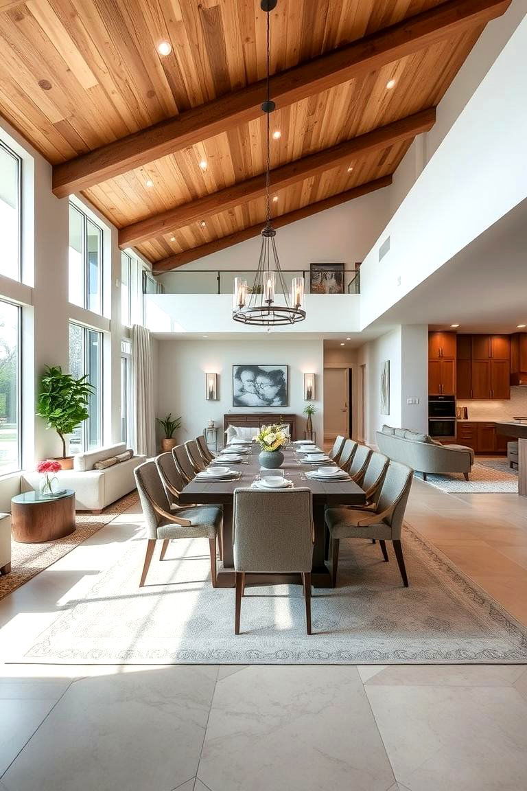 Open Concept Dining - 24 Casual Dining Room Ideas