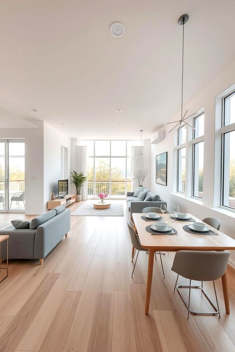 Open Concept Flow - 24 Living Room Dining Room Combos