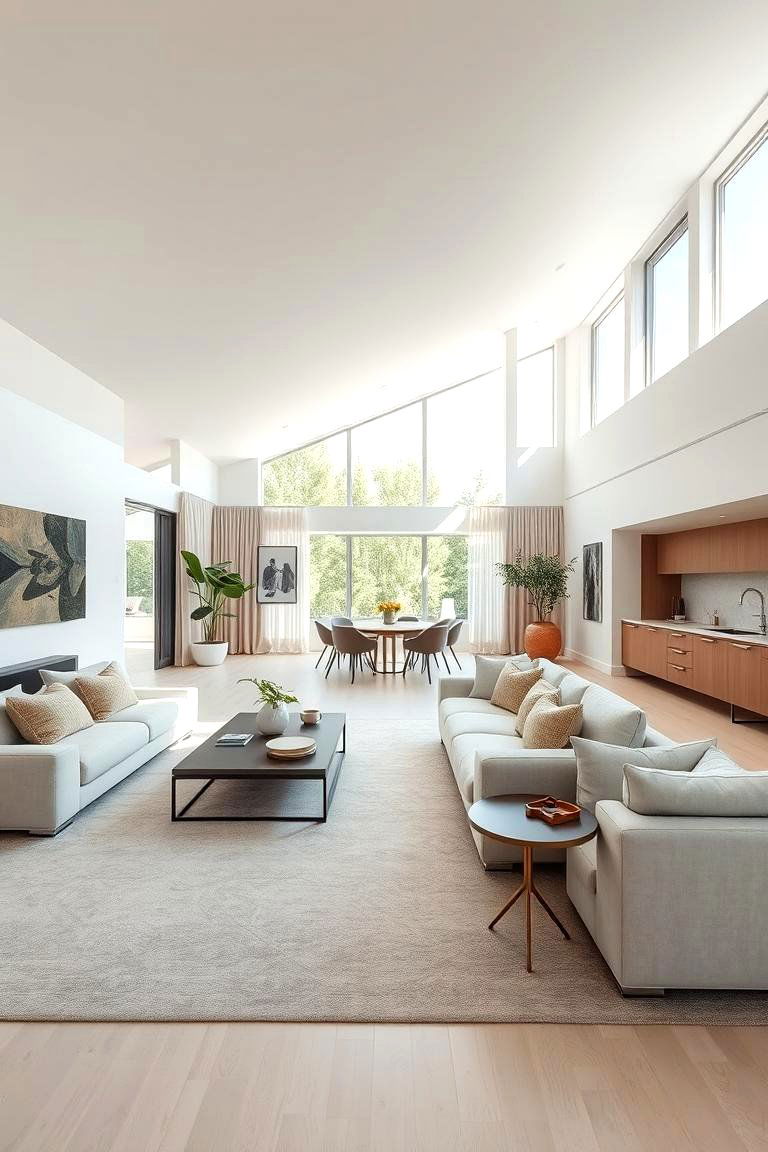 Open Concept Greige Harmony - 24 Greige Interior Design Ideas