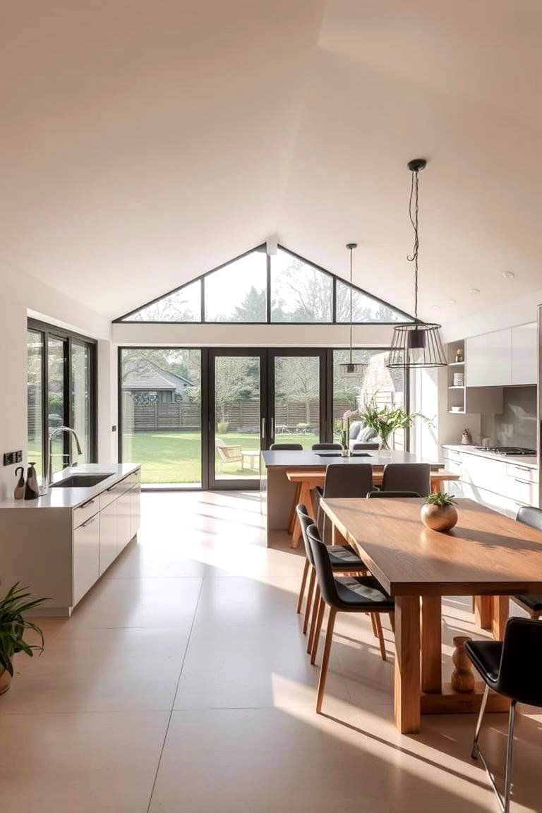 Open Concept Kitchen Extension - 24 Kitchen Bay Window Ideas