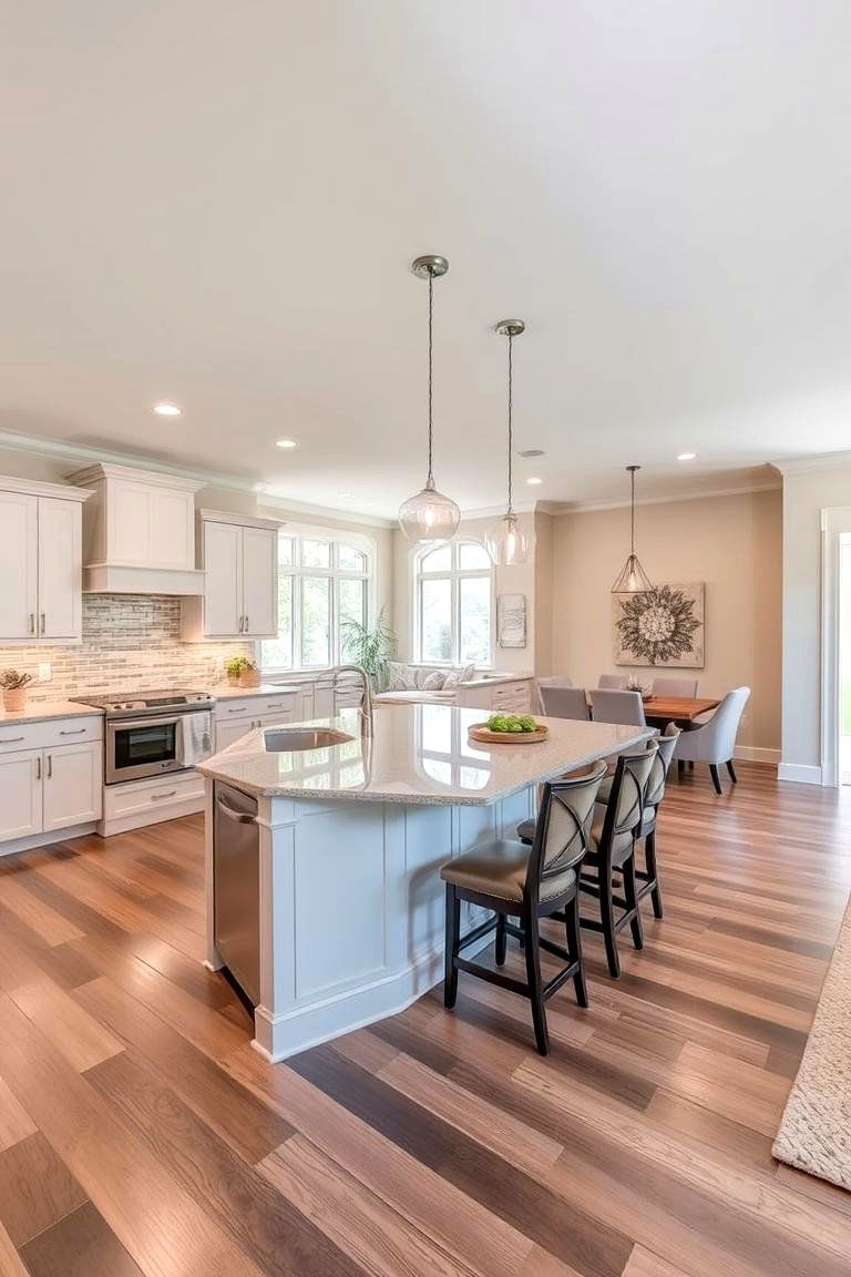 Open Concept Kitchen Peninsula - 24 Kitchen Peninsula Ideas
