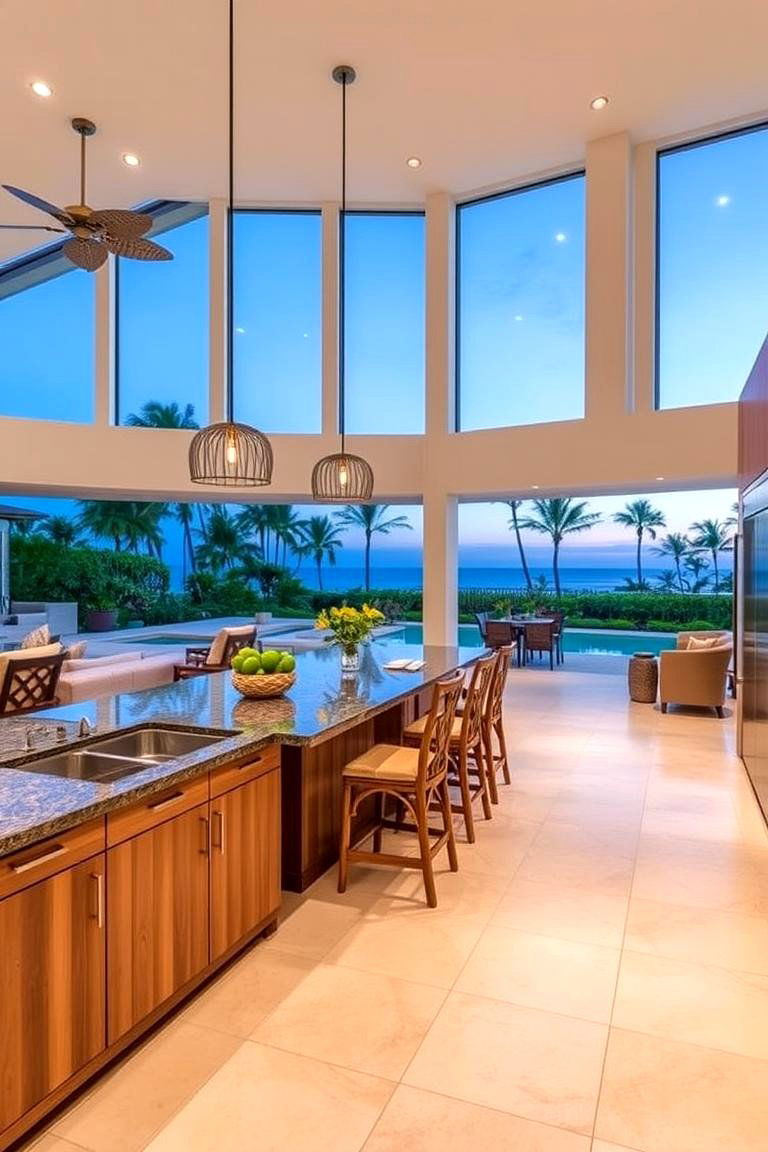 Open Concept Lanai Kitchen - 24 Lanai Kitchen Ideas