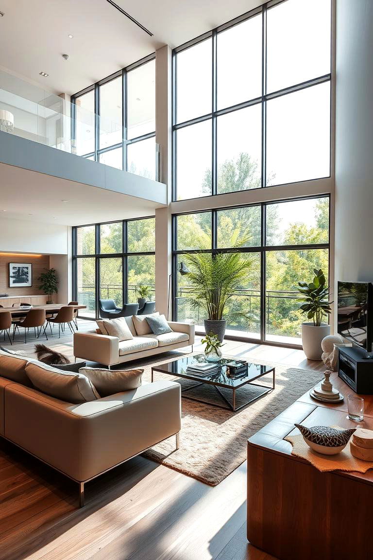 Open Concept Living Space - 24 Modern Cape Cod House Ideas