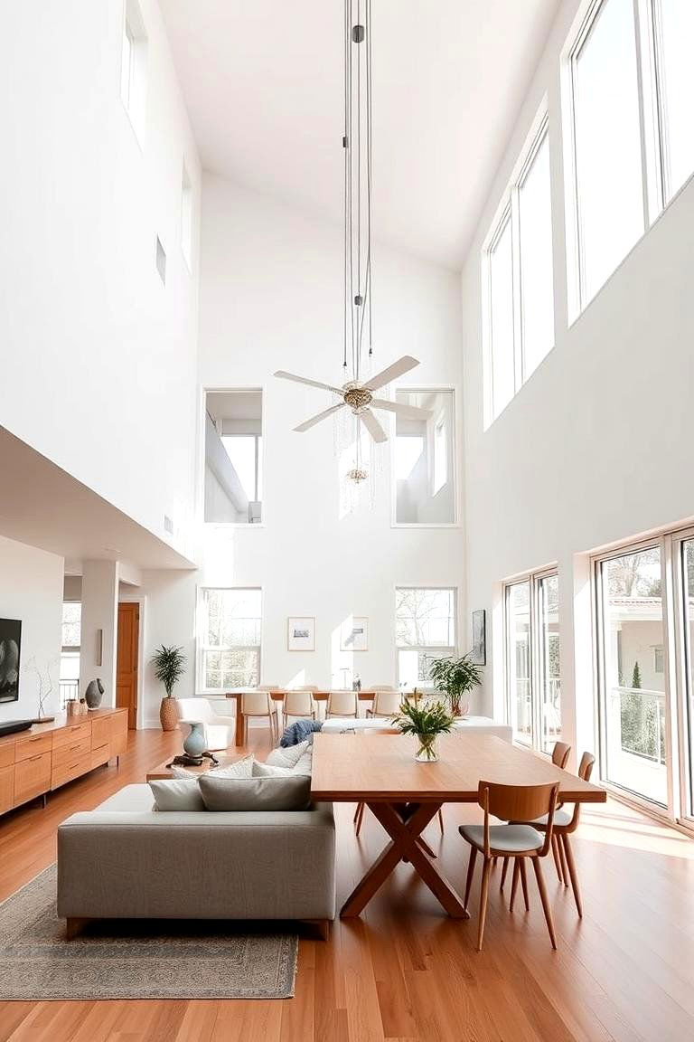 Open Concept Living Space - 24 Barndominium Interior Ideas