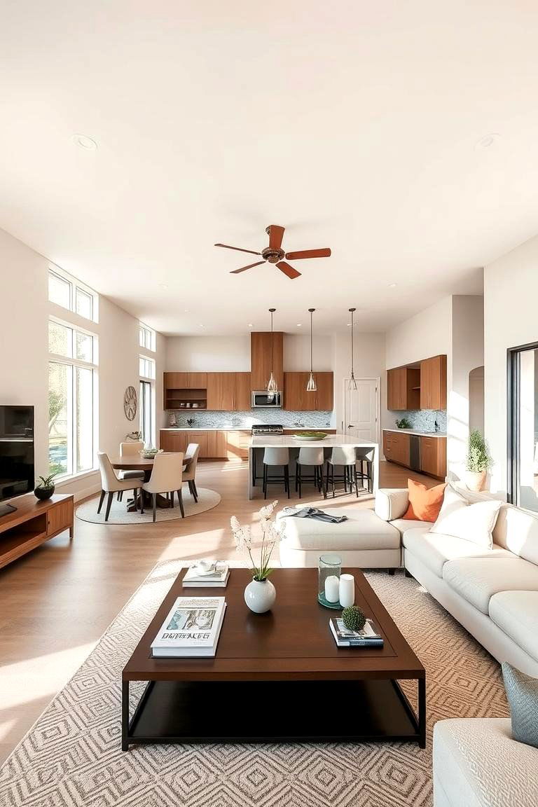 Open Floor Plan - 24 Apartment Small Living Room Ideas