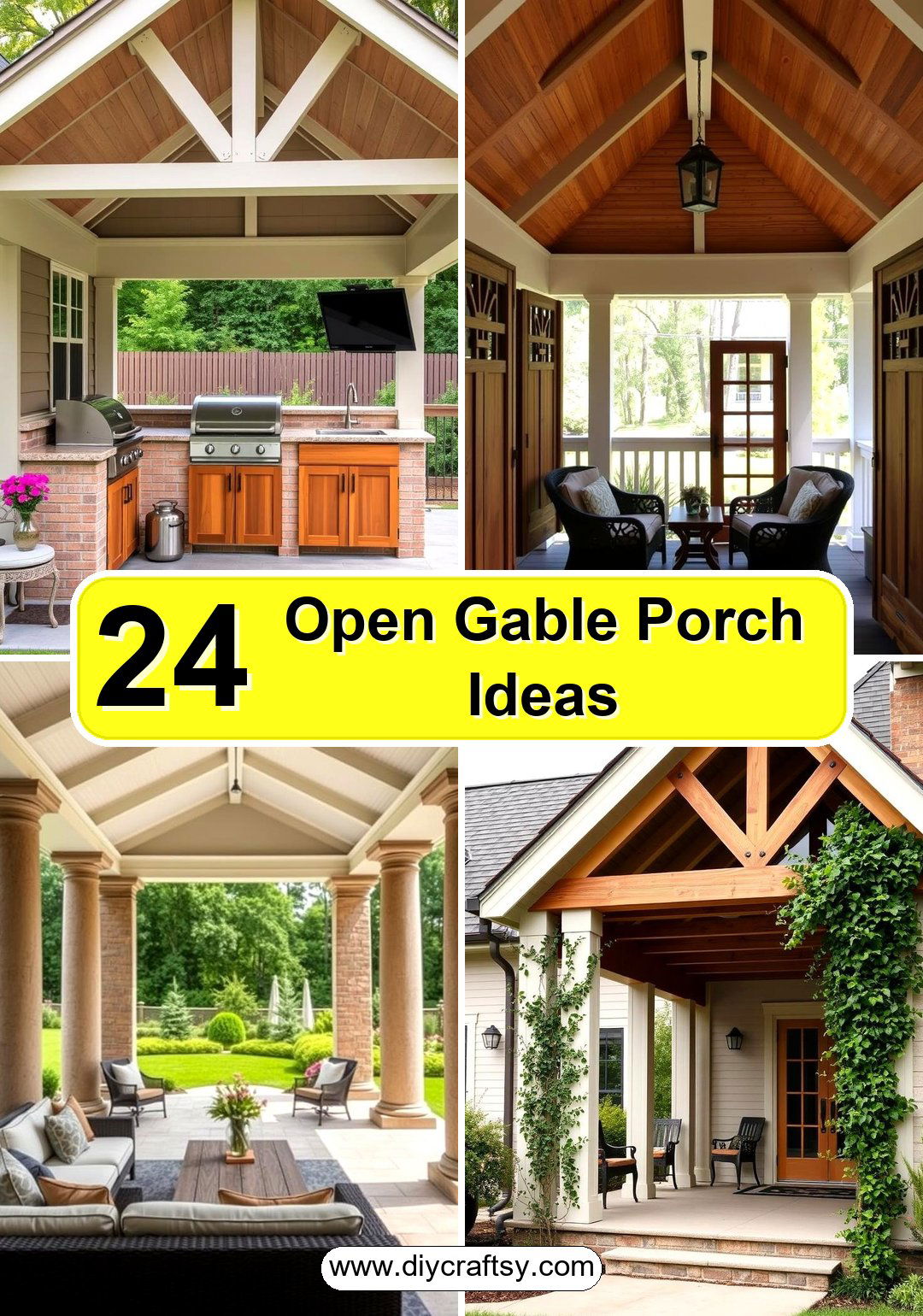 Open Gable Porch Ideas