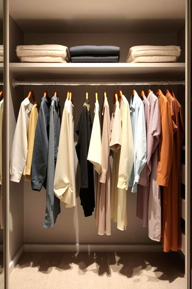 Open Hanging Rods - 24 Closet Ideas