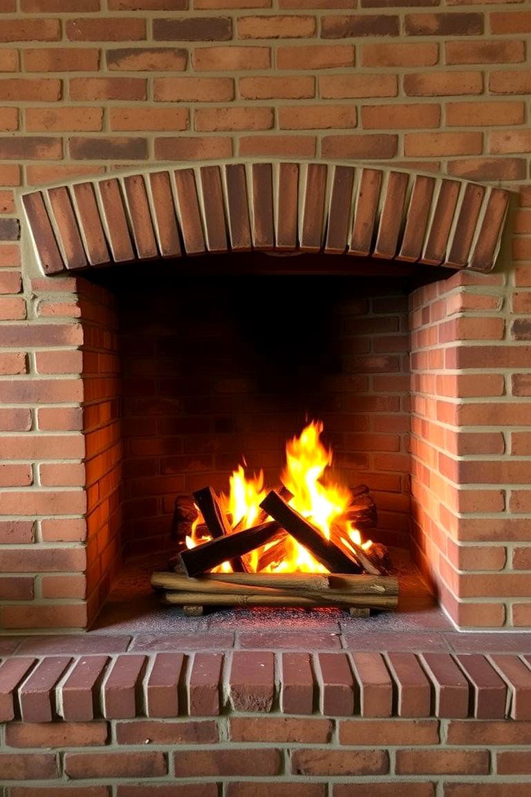 Open Hearth Fireplace - 24 French Country Fireplace Ideas