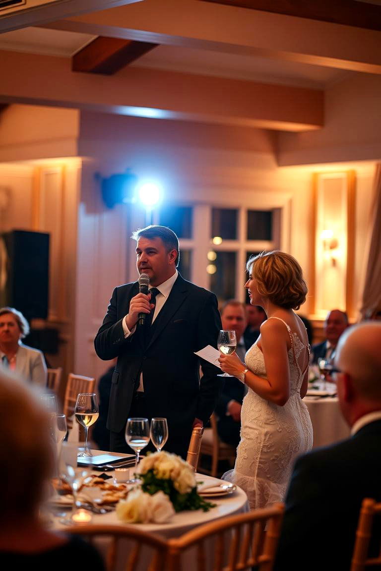 Open Mic Session for Toasts and Stories - 24 Wedding Reception Ideas