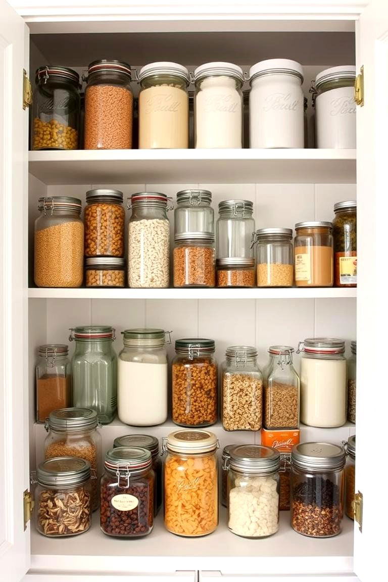 Open Pantry Displays - 24 Shabby Chic Kitchen Ideas