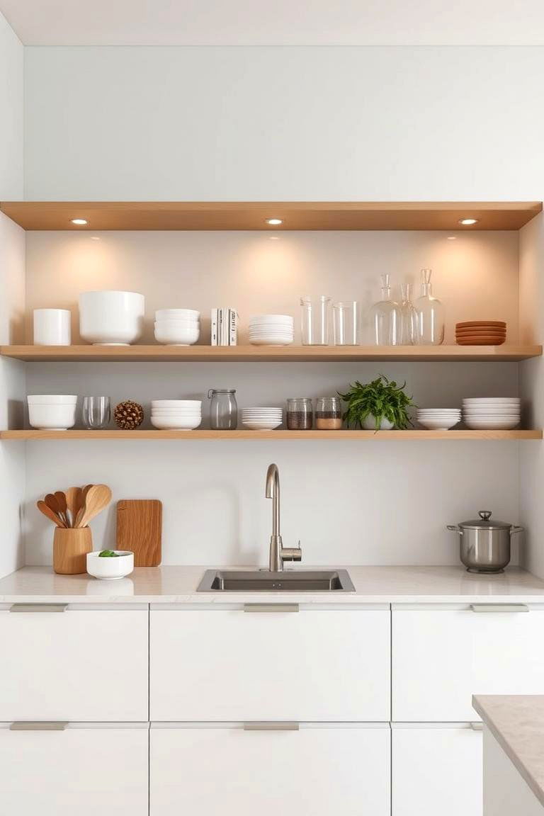 Open Shelving - 24 Luxury Kitchen Ideas