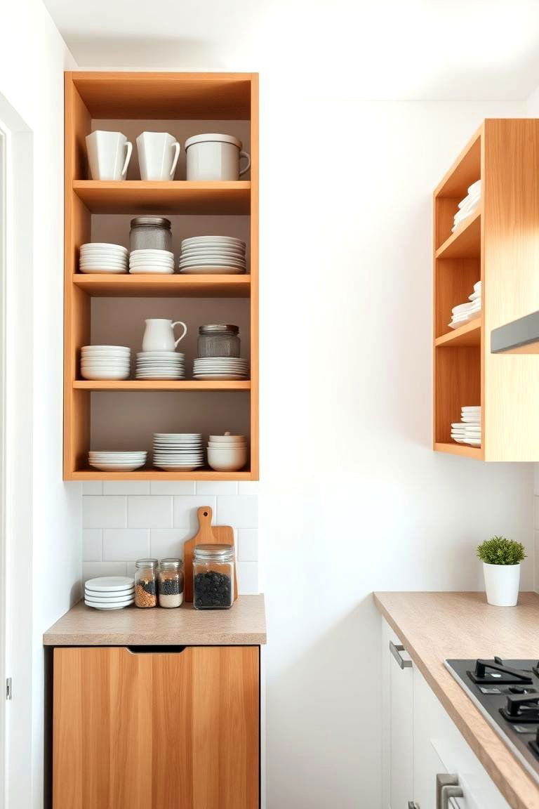 Open Shelving Cabinets - 24 Kitchen Cabinet Ideas