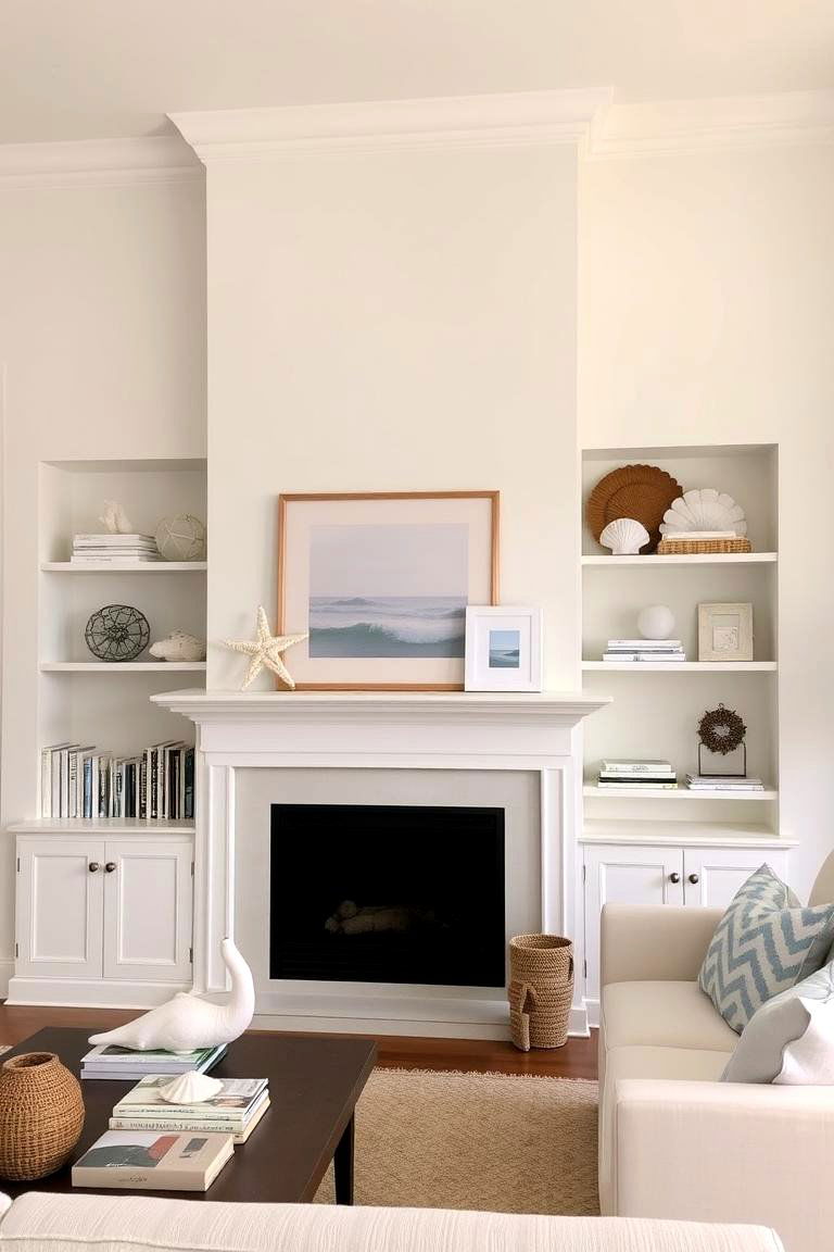 Open Shelving Concept - 24 Beach House Living Room Ideas