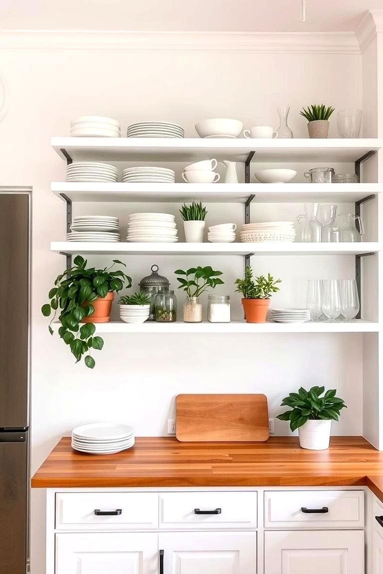Open Shelving Design - 24 Kitchen Design Ideas