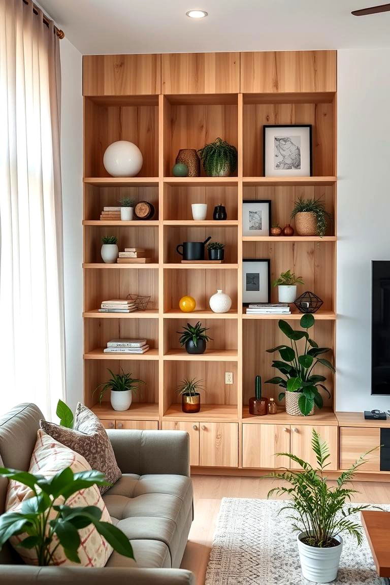 Open Shelving Half Wall - 24 Half Wall Ideas