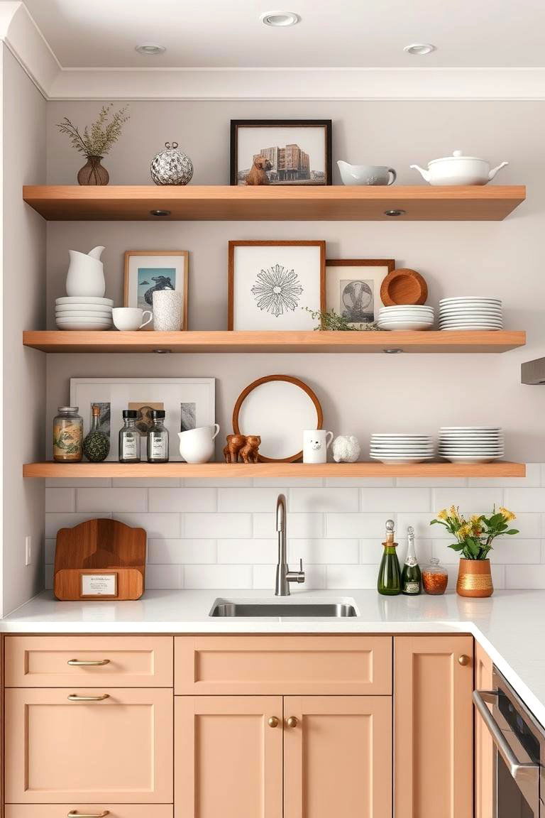 Open Shelving Inspirations - 24 Cashmere Kitchen Ideas