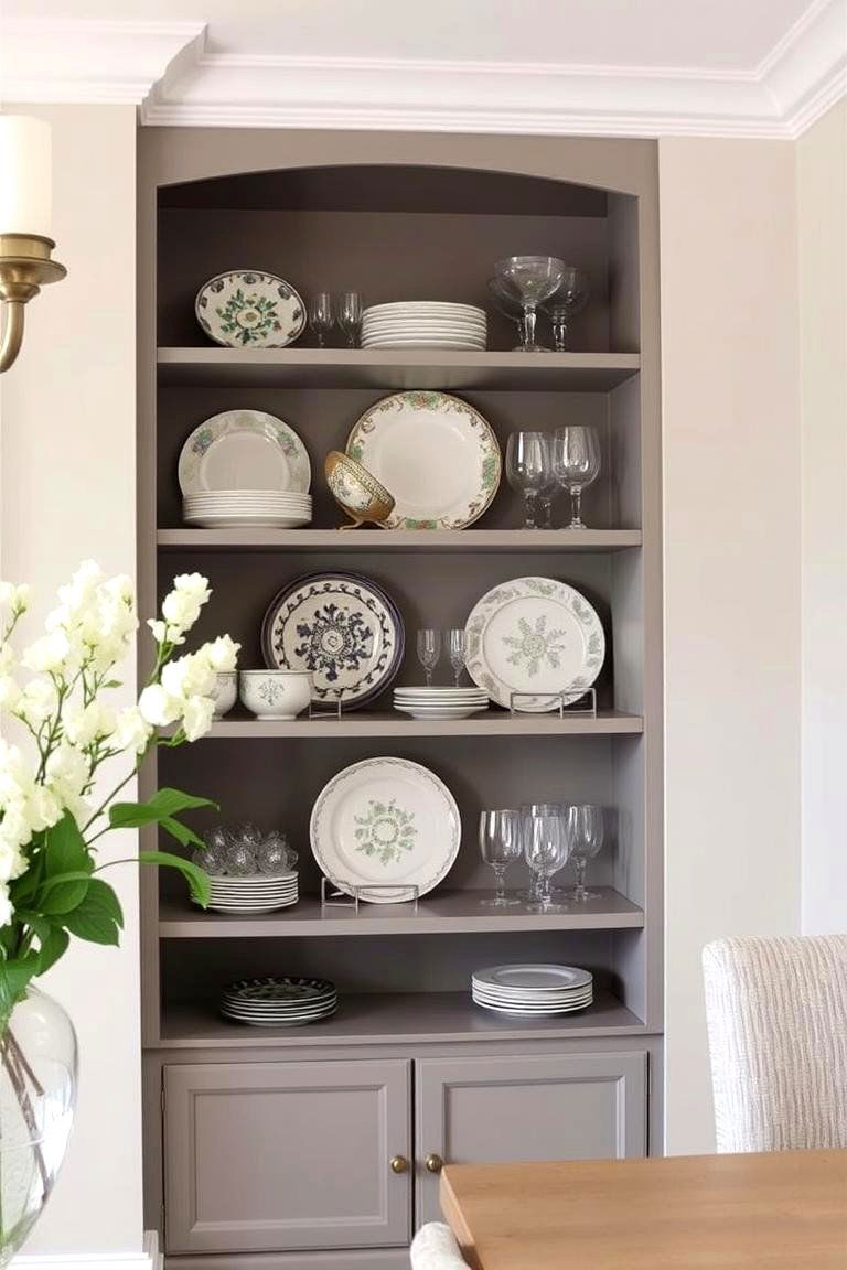 Open Shelving Units for Display and Storage - 24 Dining Room Storage Ideas