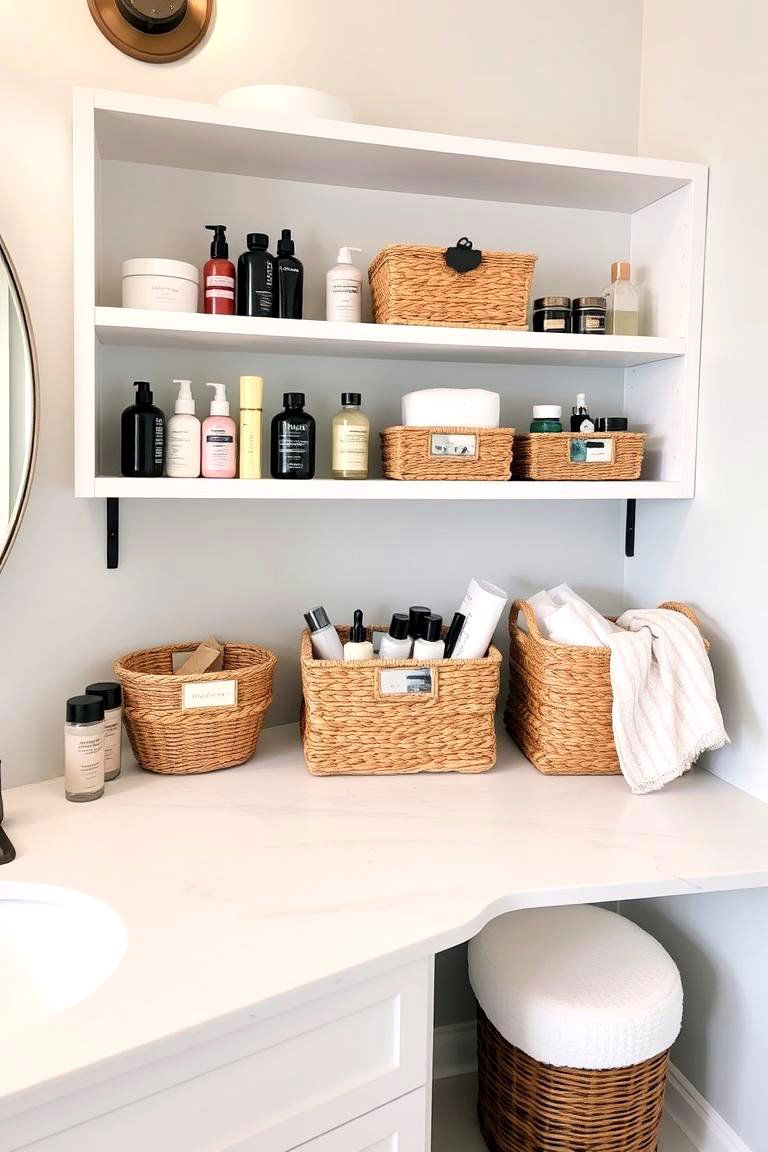 Open Shelving Vanity - 24 Vanity Room Ideas