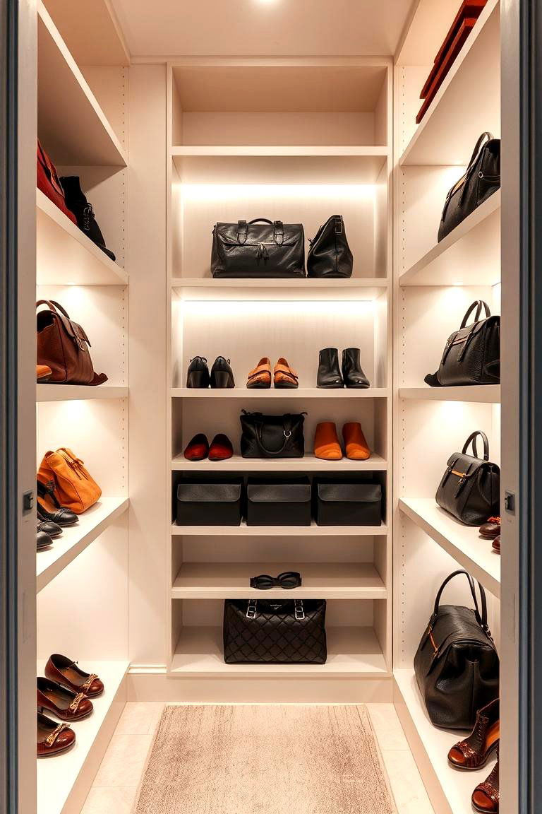 Open Shelving for Display - 24 Closet Ideas