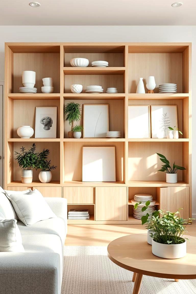 Open Shelving for a Display Focused Approach - 24 Living Room Shelf Ideas