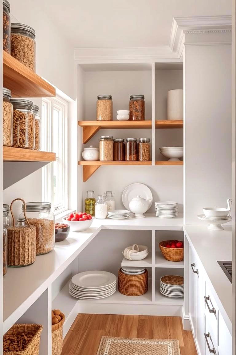 Open Shelving for a Display Worthy Pantry - 24 Pantry Shelving Ideas