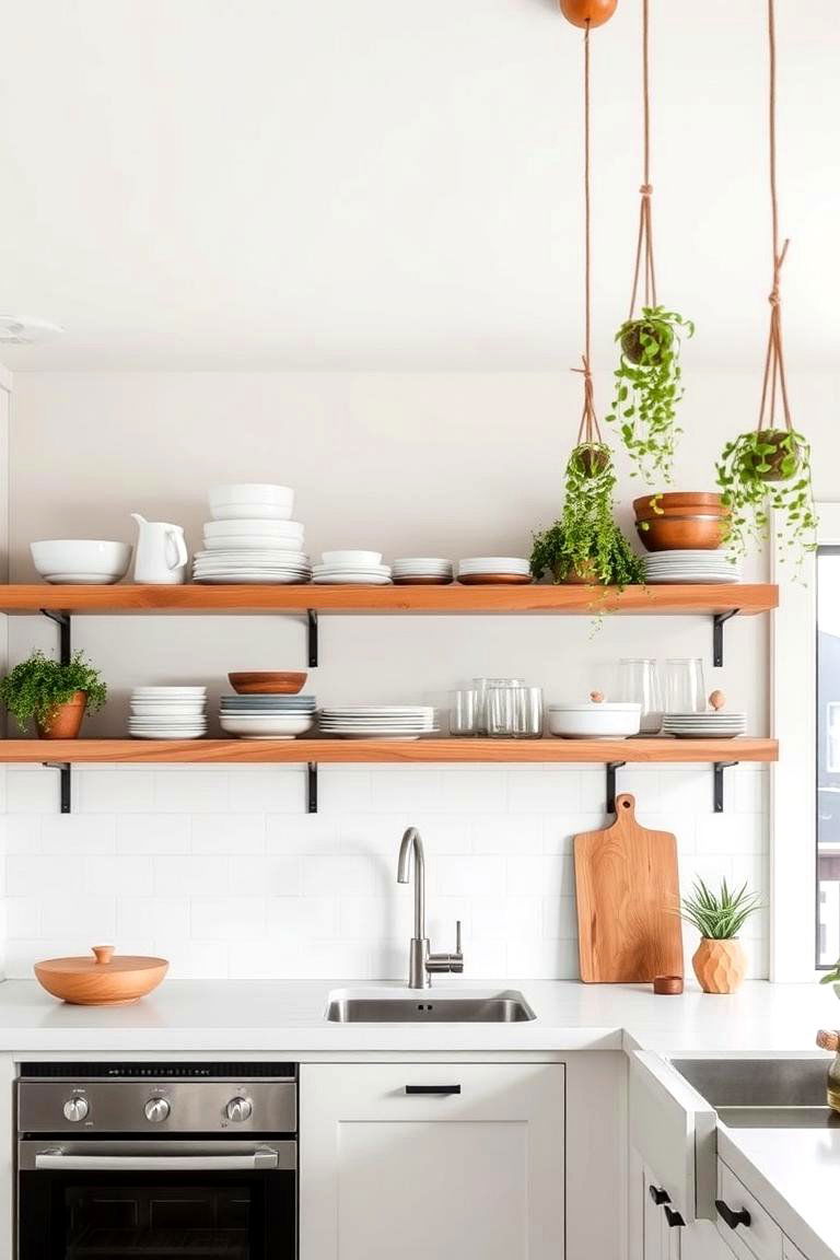 Open Shelving to Showcase Your Style - 24 Mountain House Kitchen Ideas