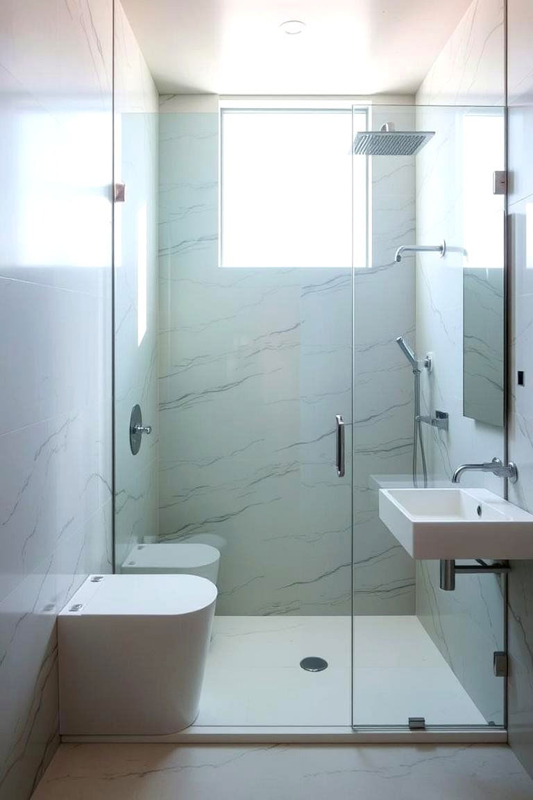Open Shower Design - 24 Zen Bathroom Ideas