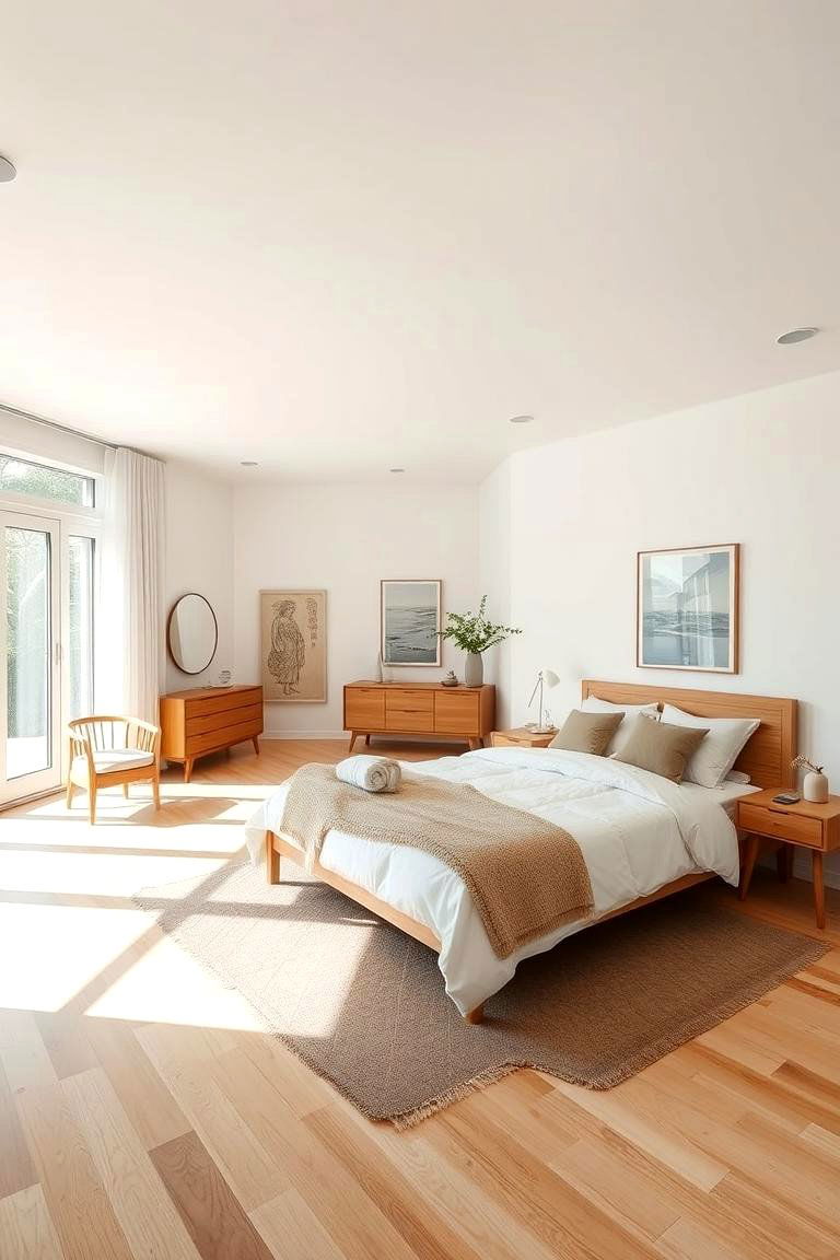 Open Space Living - 24 Scandinavian Bedroom Ideas