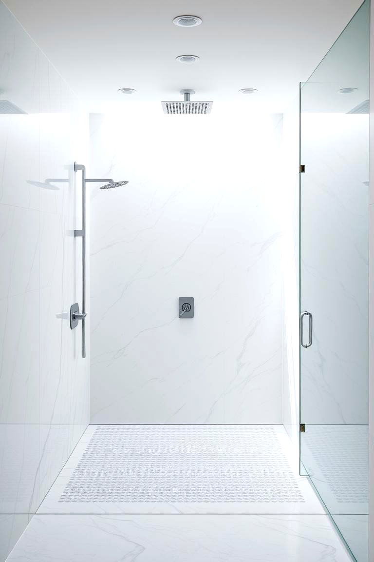 Open and Airy Design - 24 Doorless Walk In Shower Ideas