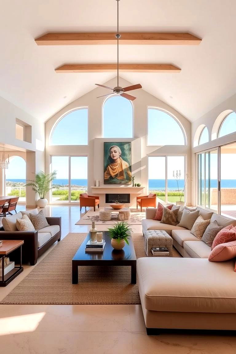 Open and Airy Layouts - 24 Mediterranean Living Room Ideas