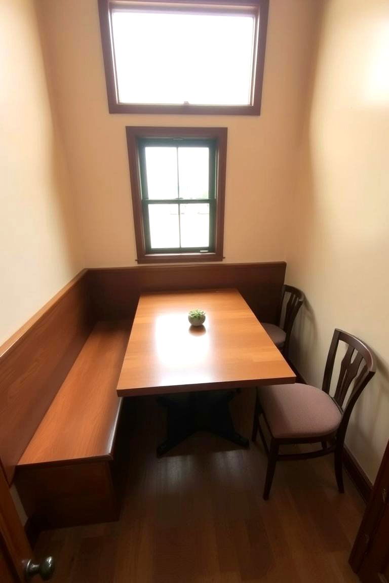 Opt for Bench Seating - 24 Small Dining Room Ideas