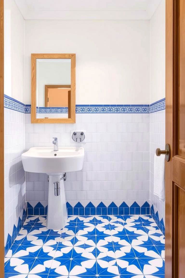 Opt for Bold Tiles - 24 Bathroom Decor Ideas