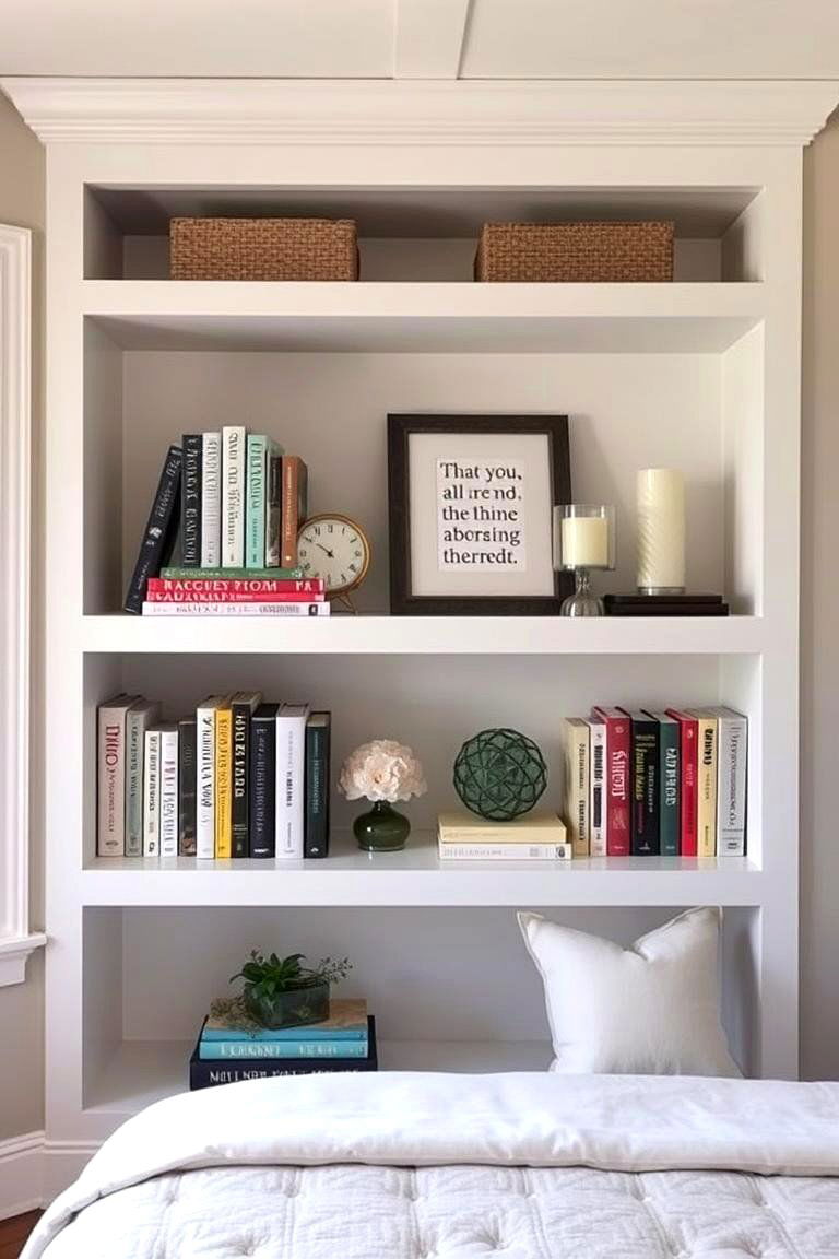 Opt for Custom Shelving - 24 small guest room ideas