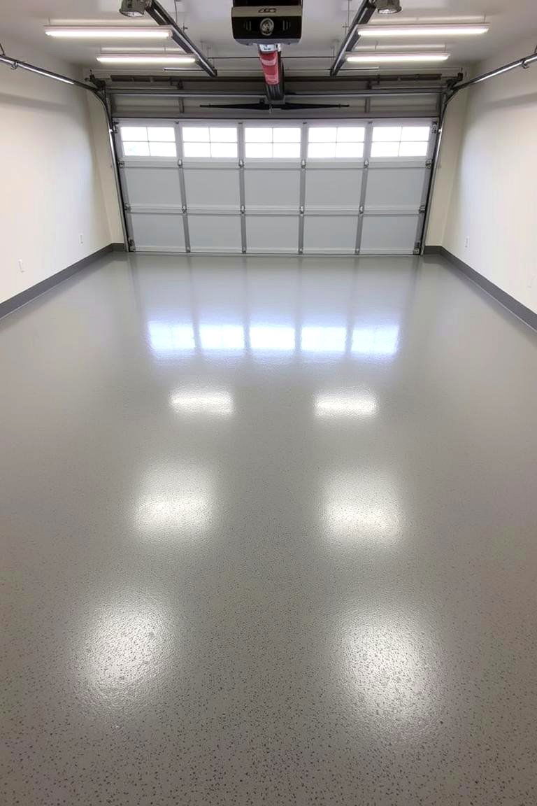 Opt for Epoxy Flooring - 24 Garage Makeover Ideas