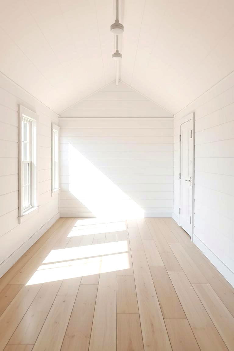 Opt for Light and Bright Color Palette - 24 One Room Cabin Interior Design Ideas