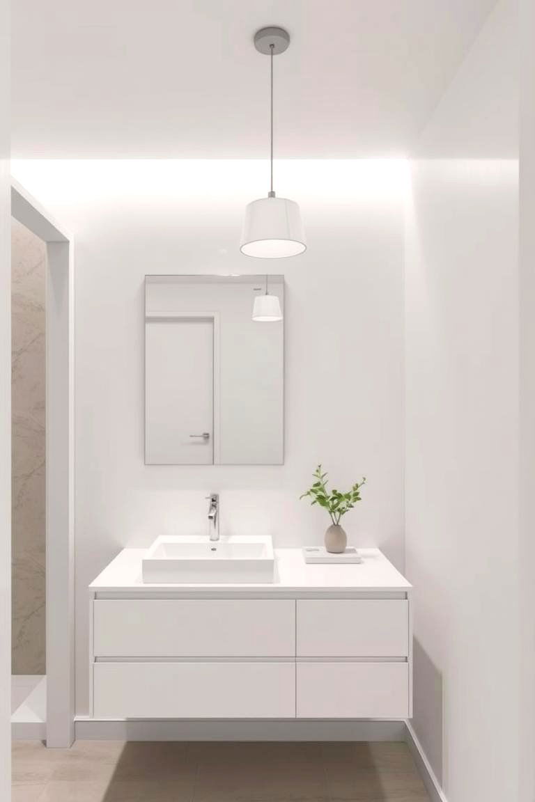 Opt for Minimalist Design - 24 Masculine Bathroom Ideas