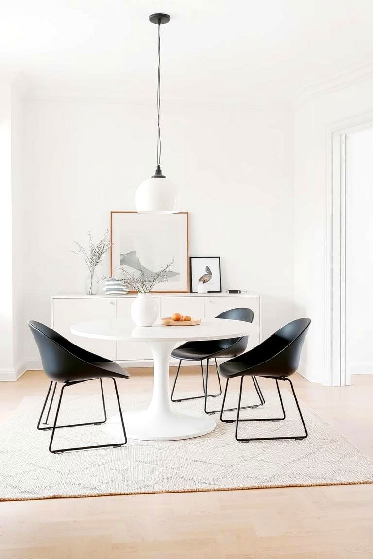 Opt for Minimalist Design - 24 Dining Room Design Ideas