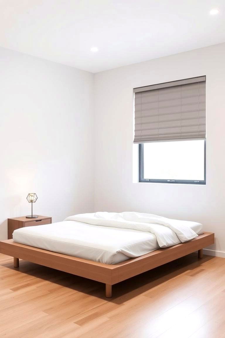 Opt for Minimalist Lighting - 24 Minimalist Bedroom Ideas