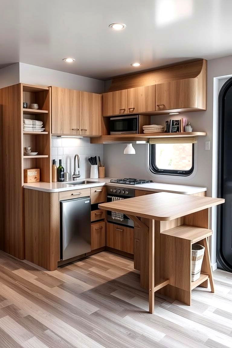 Opt for Multifunctional Furniture - 24 Small Kitchen Ideas on a Budget