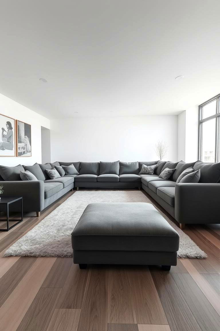 Opt for a Sectional Sofa - 24 Long Living Room Ideas