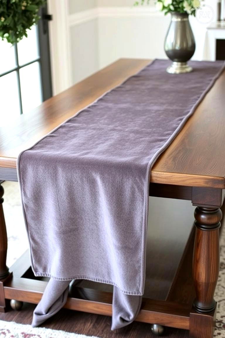 Opt for a Statement Table Runner or Cloth - 24 Entry Table Decor Ideas