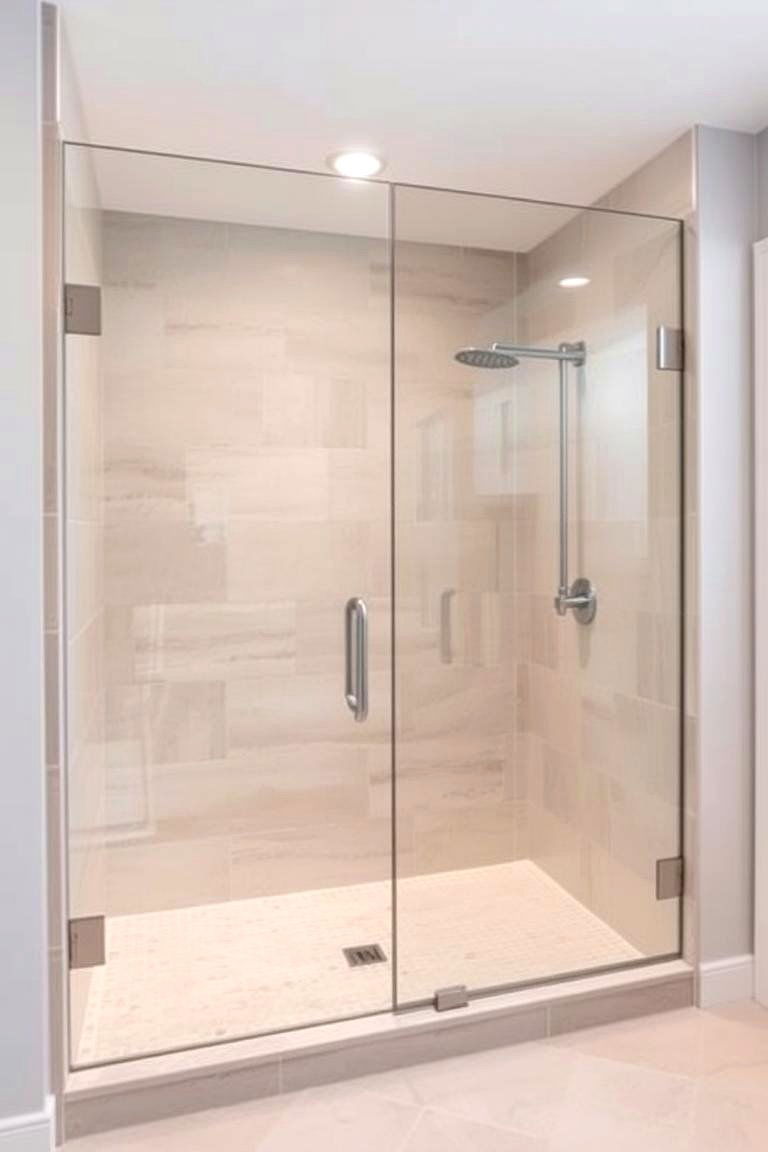 Opt for a Walk In Shower - 24 Apartment Bathroom Ideas