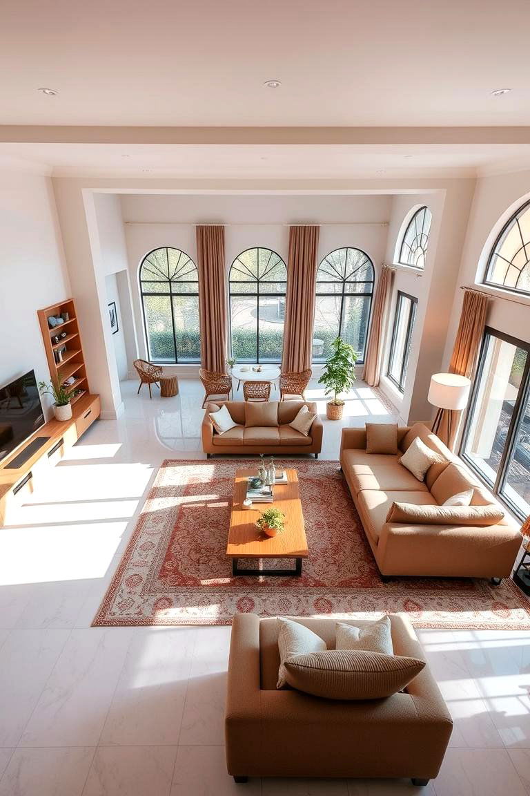 Optimal Room Layout - 24 Feng Shui Living Room Ideas